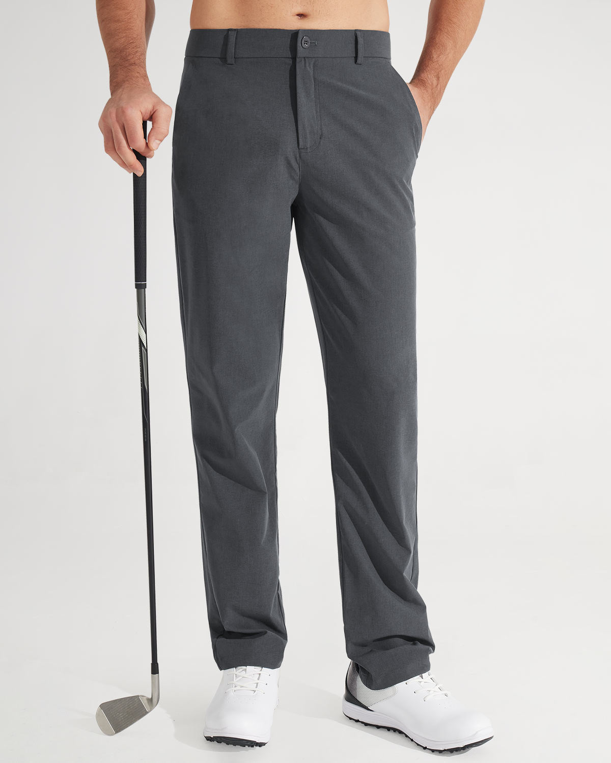 Men's Stretch Quick-Dry Golf Pants – Lightweight Casual Work & Dress Pants  with Pockets – LIBIN